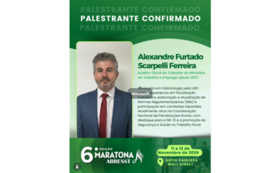 6ª Maratona ABRESST confirma participação de procurador do Ministério Público do Trabalho