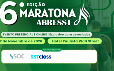 6ª Maratona ABRESST reúne representantes do MTE e do MPT em programação voltada à Saúde e Segurança do Trabalho