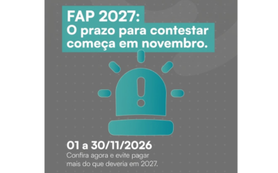 Empresas já podem consultar o FAP 2027; prazo para contestação começa em novembro